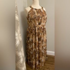 Plus Sparkle Dress 🤎💛